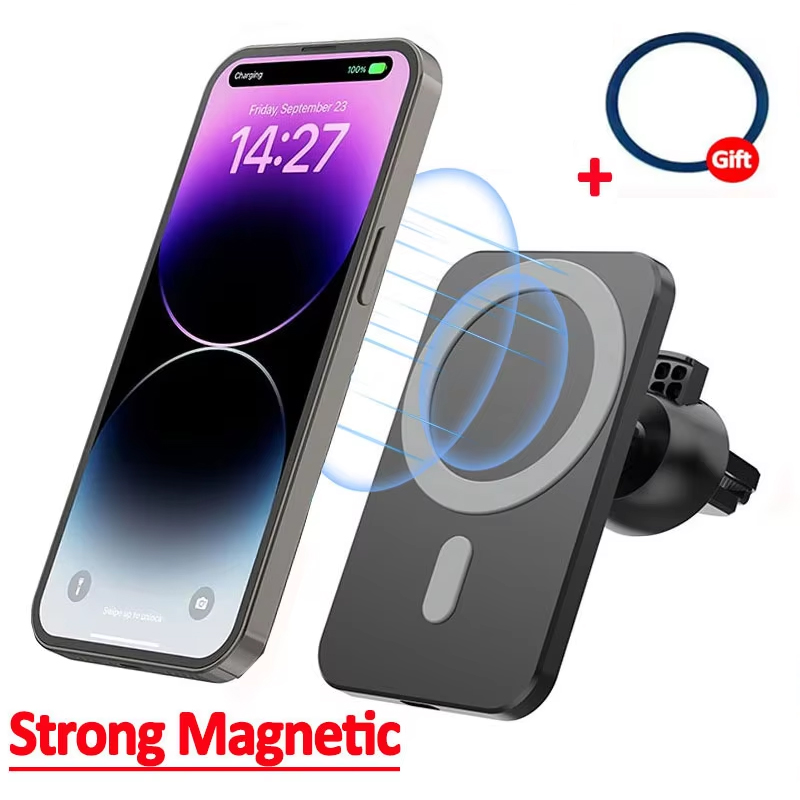 Car Accessories Xiaomi - Magnetisches kabelloses Autoladegerät für MagSafe iPhone