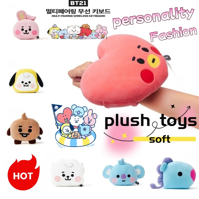 Car Accessories Cute - BT21 Gesichtsförmiges Kissen Niedliches Modisches Cartoon