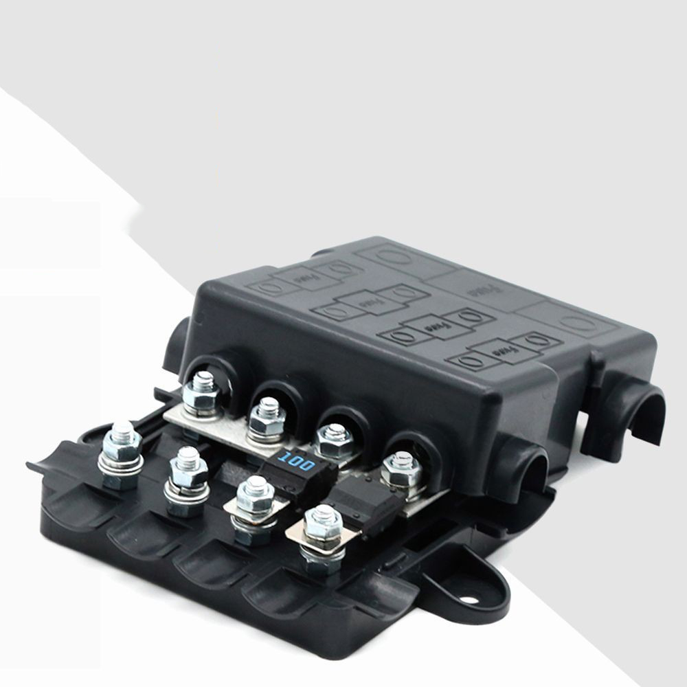 Car Accessories Brand - 1 Stück Auto Hochleistungs-Stromverteilungs-Sicherungskasten Sicherungsblock Auto-Sicherungshalter