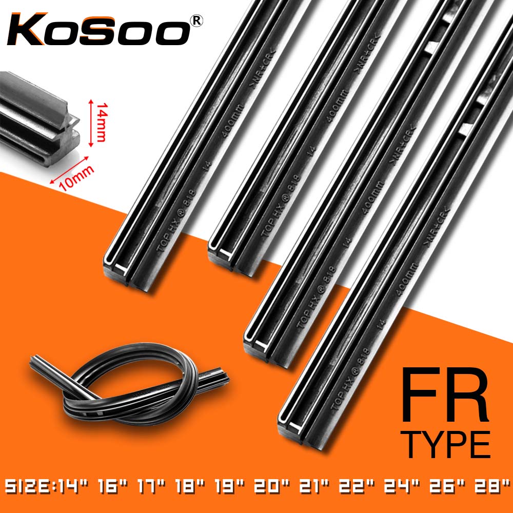 Car Accessories Tape - KOSOO 1PCS Auto Wischer Klinge Einsatz