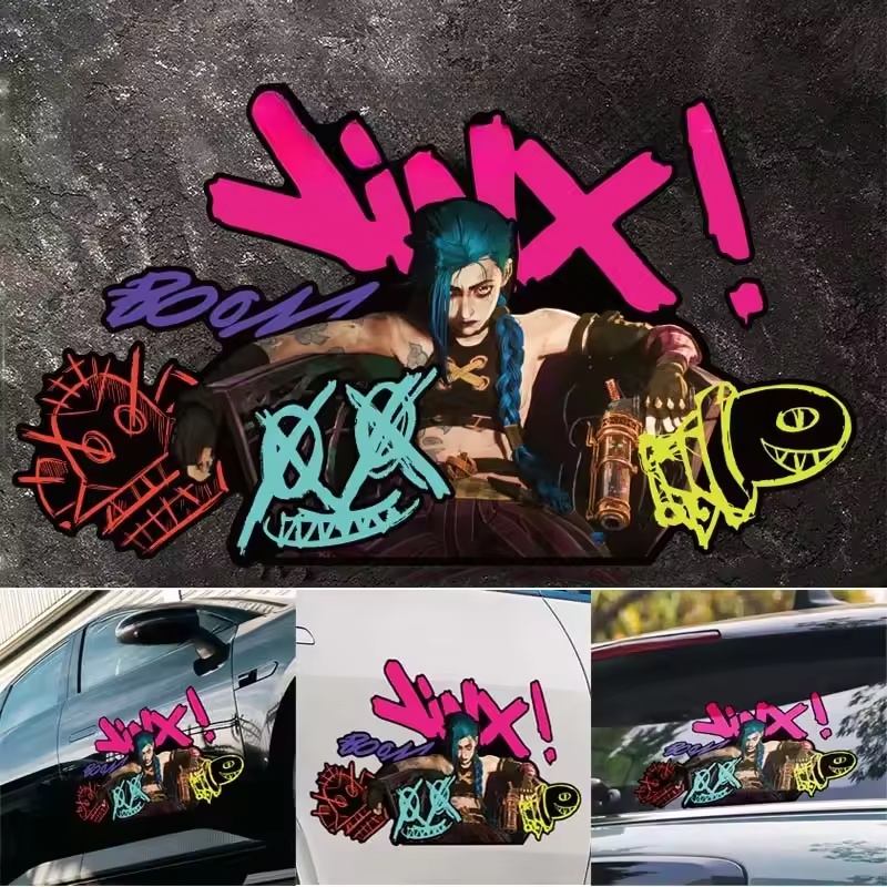 Arcane Jinx Graffiti Reflektie – Car Accessories Outside Bewertung und Preis